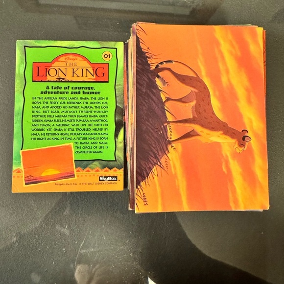 Disney THE LION KING trading cards - Picture 2 of 4